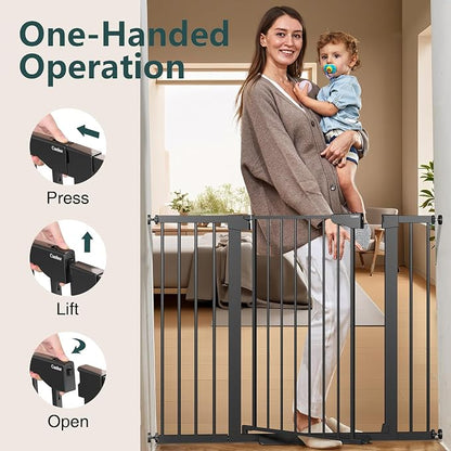 Cumbor 36" Extra Tall Baby Gate - Image 8