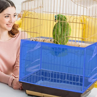 Daoeny Large Bird Cage Cover, Bird Cage Seed Catcher, Adjustable Soft Airy - Image 5