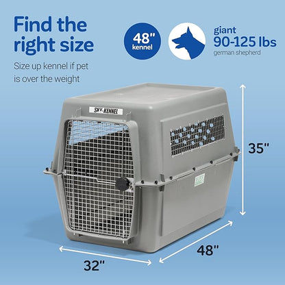Petmate Sky Kennel IATA Airline Compliant Plastic Dog Crate - Image 4