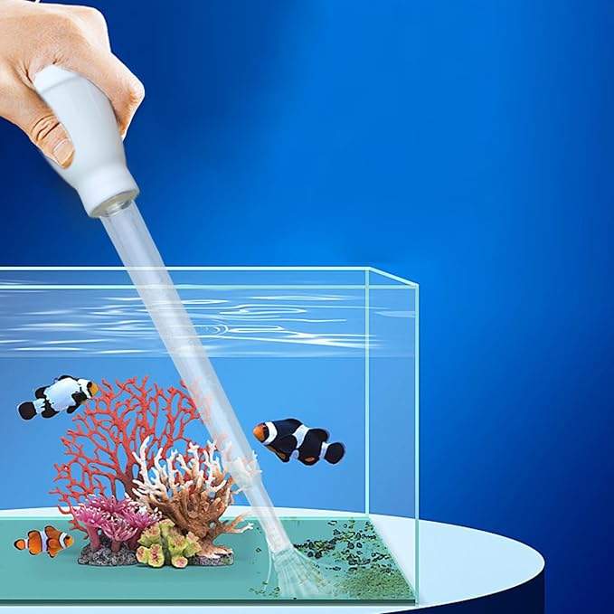 Manual Water Changer Fish Tank Cleaner Coral Feeder Universal Lightweight - Image 4