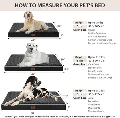 WNPETHOME Orthopedic Big Dog Beds Large Sized Dog, Waterproof Extra Large Dogs - Image 6