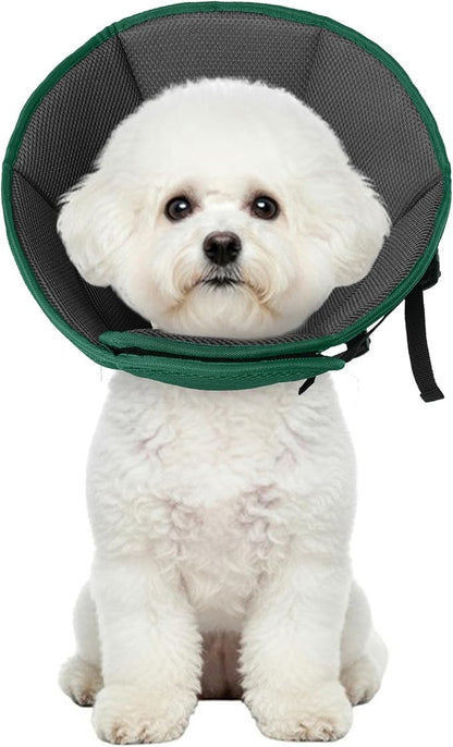 Dog Cone Collar After Surgery, Adjustable Soft Recovery Cone by Allroaring