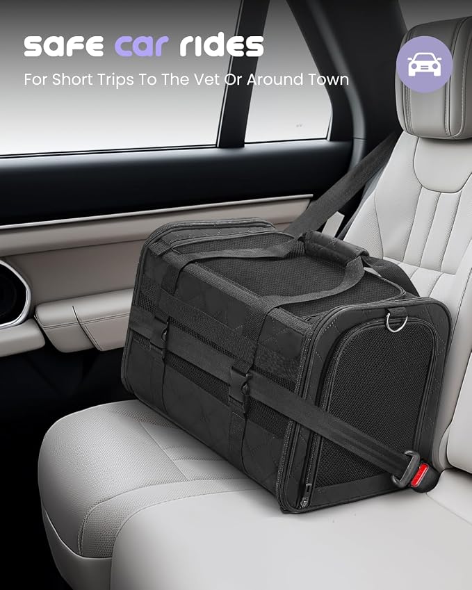 MIDOG Cat Carrier Soft for Small to Medium-Sized Cats, TSA Airline Approved - Image 7