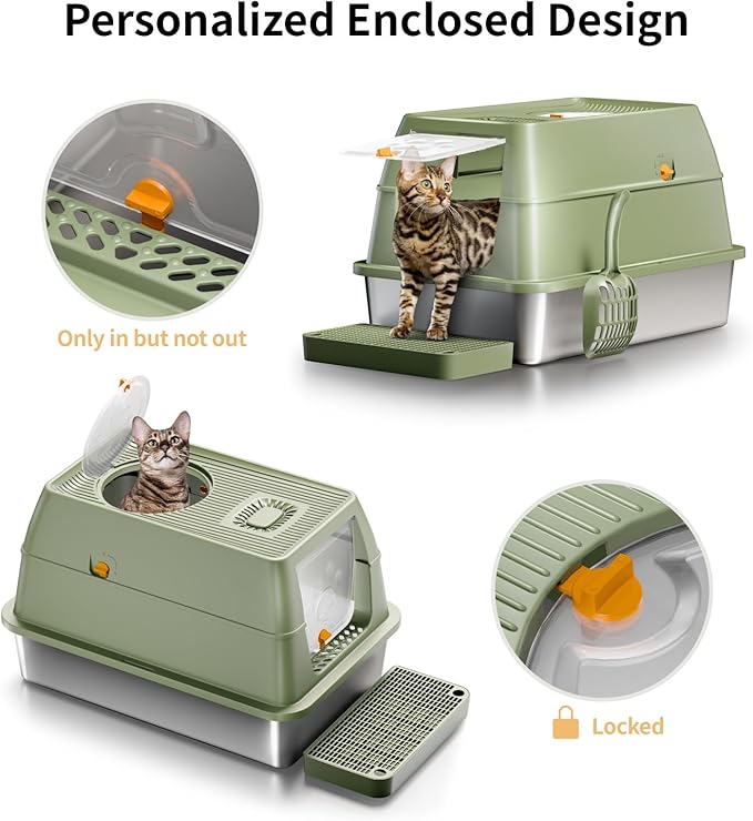 Stainless Steel Cat Litter Box - Image 5