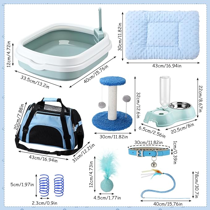 Eccliy Kitten Starter Kit, Pet Toy, Folding Carrier, Climbing Frame, Automatic - Image 3