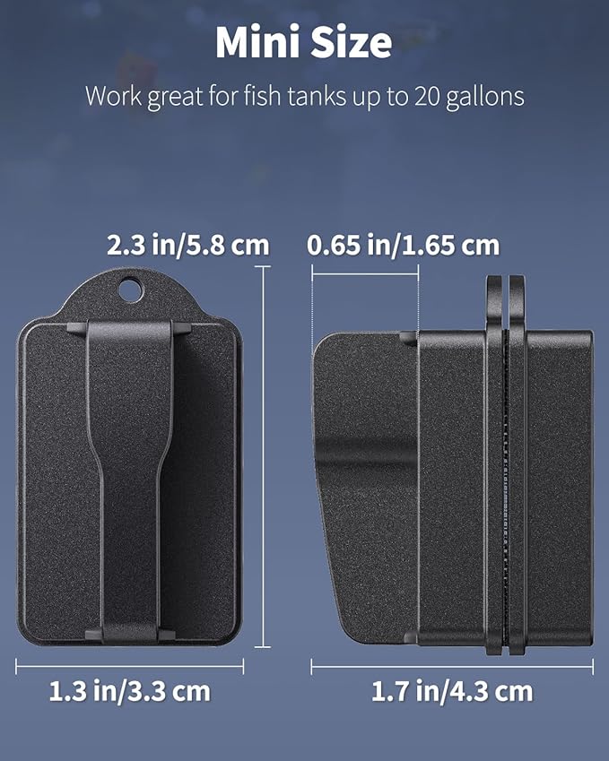 Pawfly Aquarium Magnet Glass Cleaner Fish Tank Magnet Brush Alage Scraper - Image 4