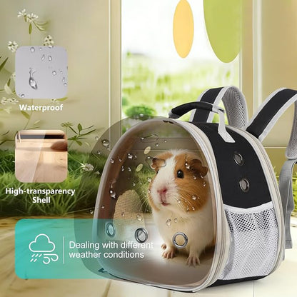 Back Expandable Backpack for Small Animals, Portable Travel Bag Breathable Pet - Image 3
