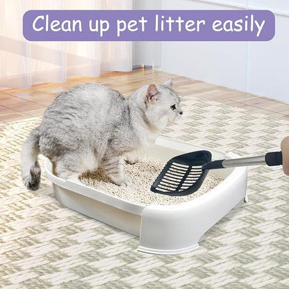 PINVNBY Cat Litter Scooper, Long Handle Litter Sifter Scoop - Image 7