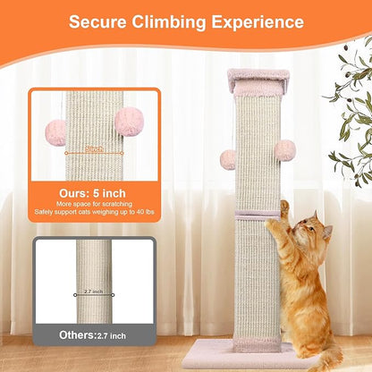Cat Scratching Post 33 Inch Nature Sisal Cat Scratch Post - Image 6