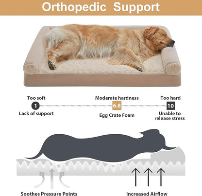 BFPETHOME Dog Beds for Large Dogs, Orthopedic Dog Bed for Medium Large Dogs - Image 2