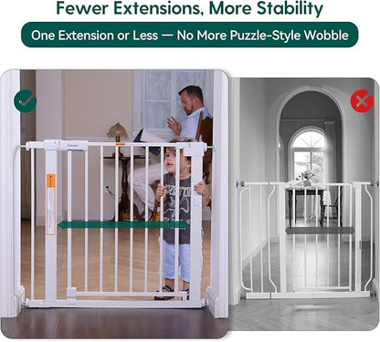 BABELIO Baby Gate for Doorways and Stairs, 36-41" Pet Gate - Image 3