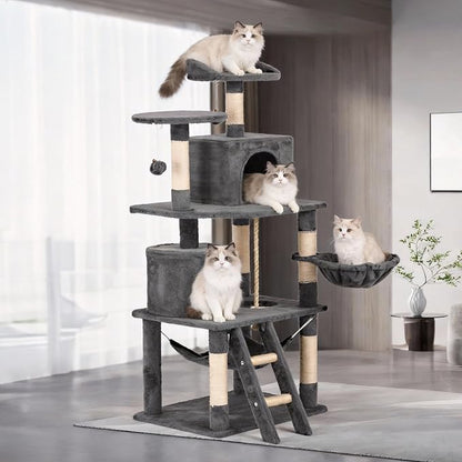 Cat Tree 60.63 inches Cat Tower - Image 9