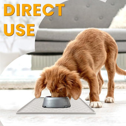 Ptlom Dog Food Mat Anti-Slip Bowl Mats - Image 4