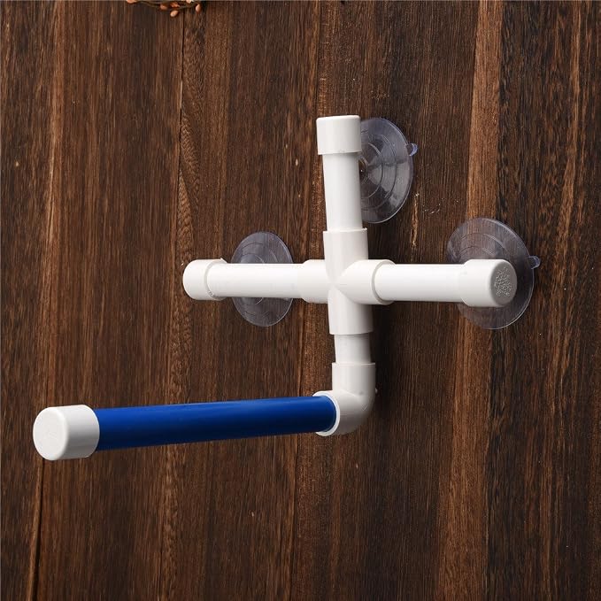 Hypeety Pet Parrot Bath Perches Rack Suction Cup Bird Window and Shower Perch - Image 8