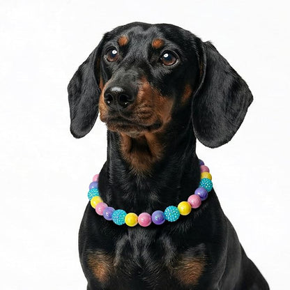Beaded Dog Necklace Collar, Adjustable Jewelry-Inspired Design - Image 7