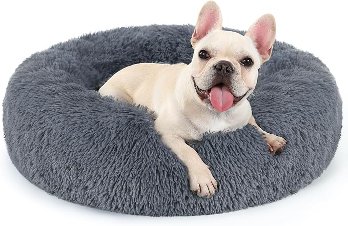 rabbitgoo Calming Dog Bed for Small Medium, 27 inches Pet Bed Machine Washable by rabbitgoo