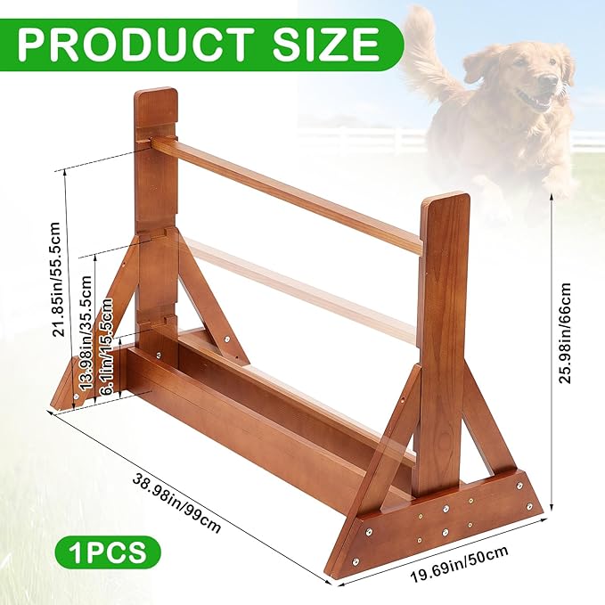 Leinuosen Wooden Dog Agility Jump - Image 2