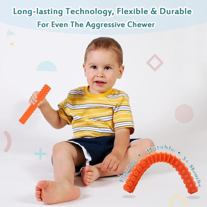 Xtra Tough Sensory Chew Toys for Autistic, 5 Pack Chew Toys for Aggressive - Image 5