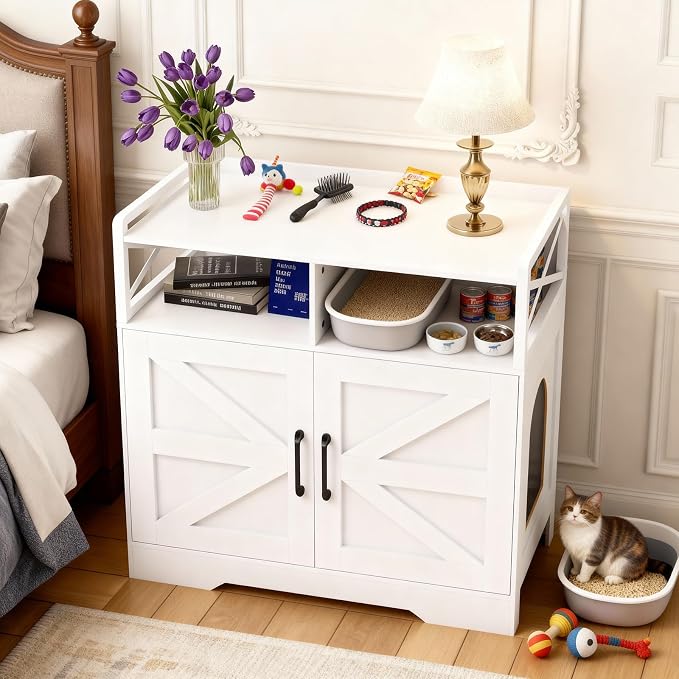 Cat Litter Box Enclosure Furniture - Image 6