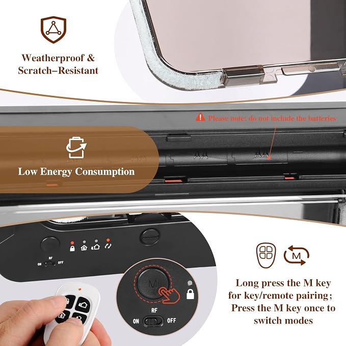 Smart Cat Door for Interior & Exterior, Flap Opening is 7.67’’ by 7'', RFID Cat - Image 5