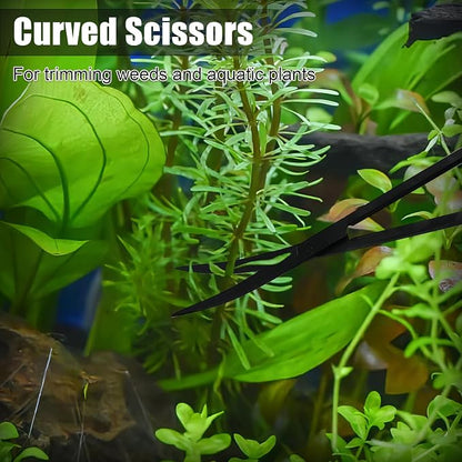 Aquascaping Tools Aquarium Kit – 4PCS Plant Trimming Tool Set - Image 3