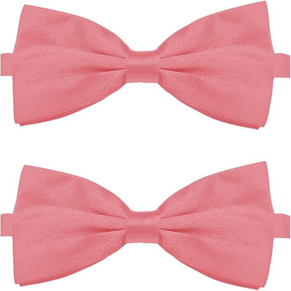 KOOLMOX Dog Bow Ties Pink, Adjustable Dog Collar Bow Tie by Koolmox