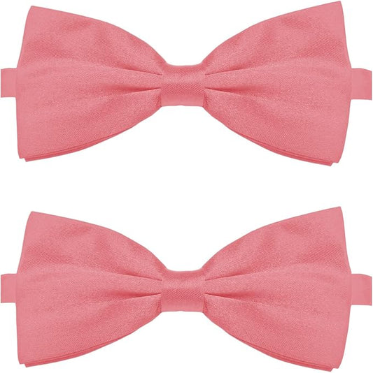 KOOLMOX Dog Bow Ties Pink, Adjustable Dog Collar Bow Tie by Koolmox