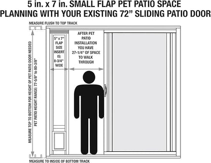 IDEAL PET PRODUCTS Since 1979 Ideal Pet Products Aluminum Pet Patio Door - Image 2