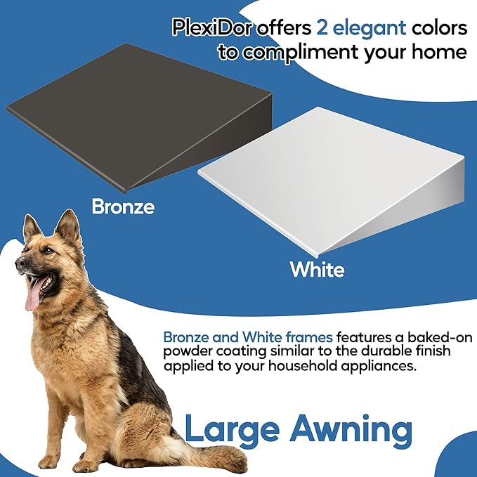 Plexidor Performance Pet Doors Universal Pet Door Awning - Image 7