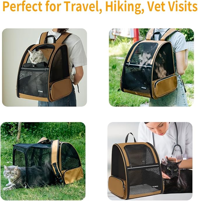 Cat Backpack，Expandable Cat Carrier Backpack, Dog Backpack Carrier and Pet - Image 7