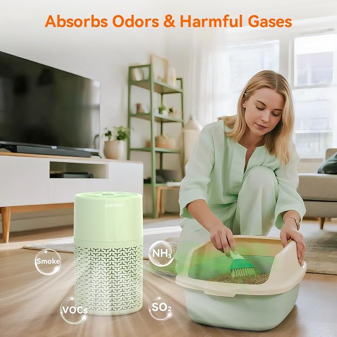 AIRROMI Pets Air Purifier for Home Allergies, - Image 5