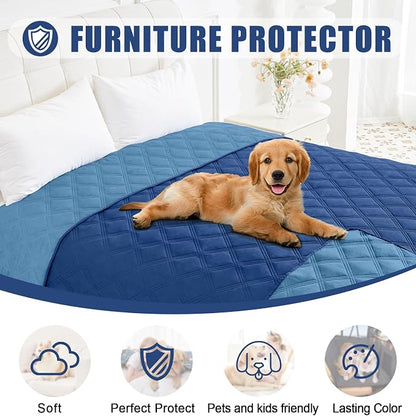 Smiry Waterproof Dog Bed Cover Blanket 52x82, Soft Reversible Pet Blanket - Image 8