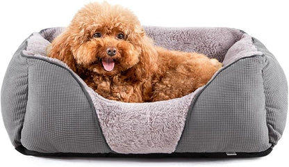 MIXJOY Dog Beds for Small Dogs, Cat Beds for Indoor Cats Washable, Calming Pet by MIXJOY