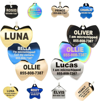 Engraved Dog Tags Personalized by PetANTastic
