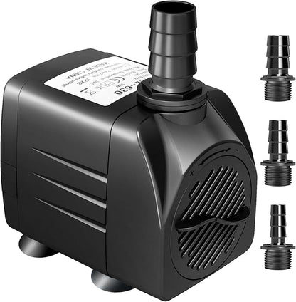 GROWNEER 550GPH Submersible Pump 30W Fountain Water Pump, by GROWNEER