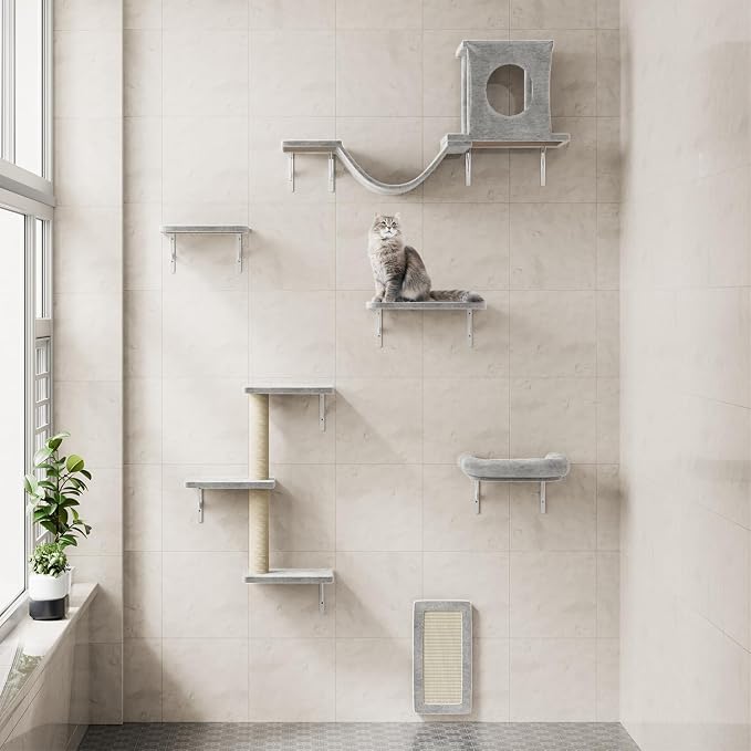 NUNU LAB Cat Wall Shelves, Indoor Cat Furniture - Image 5