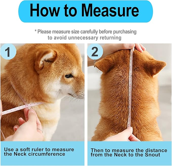 Supet Dog Cone Collar Adjustable After Surgery, Comfortable Pet Recovery Collar - Image 4