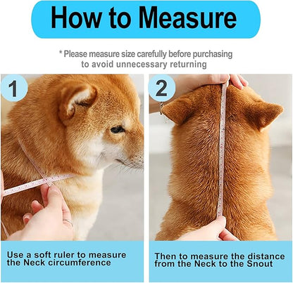 Supet Dog Cone Collar Adjustable After Surgery, Comfortable Pet Recovery Collar - Image 4