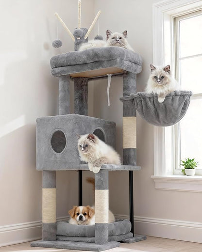 Heybly Cat Tree, 45.3-Inch Cat Tower by HEYBLY