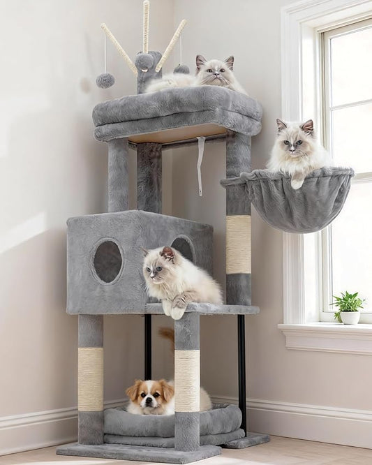 Heybly Cat Tree, 45.3-Inch Cat Tower by HEYBLY