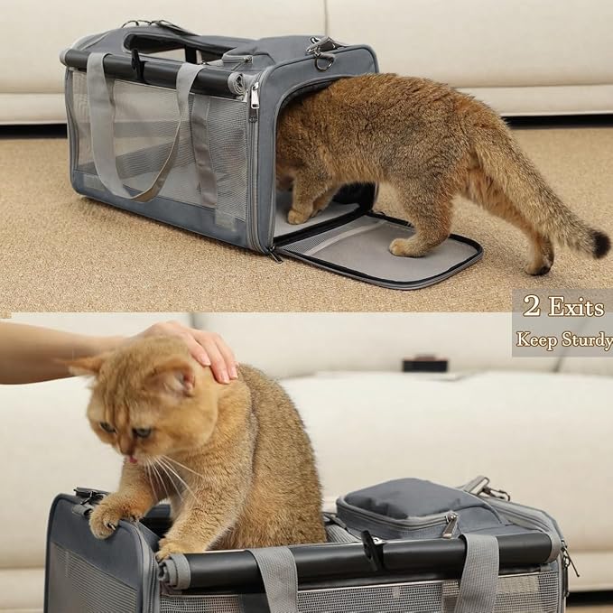 Soft Cats Carrier for Small Dogs Carriers Airline Approved Puppy Travel Bag - Image 6