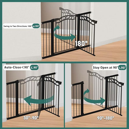 Fairy Baby 62.6"-65.3" Extra Wide Baby Gate - Image 4