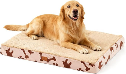 Waterproof Orthopedic Dog Bed for Large Medium Sized Dogs 35x22 Inch by CAPTSNOOZE