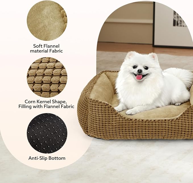 MIXJOY Large Dog Bed for Large Medium Small Dogs, Rectangle Washable Orthopedic - Image 3