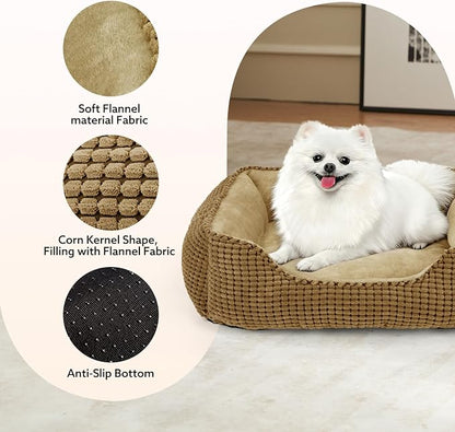 MIXJOY Large Dog Bed for Large Medium Small Dogs, Rectangle Washable Orthopedic - Image 3