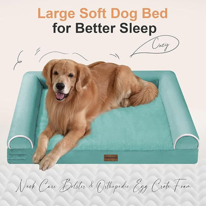Large Dog Bed Orthopedic Washable: Beds Bolster XL Bed Medium Large Dogs Egg - Image 2
