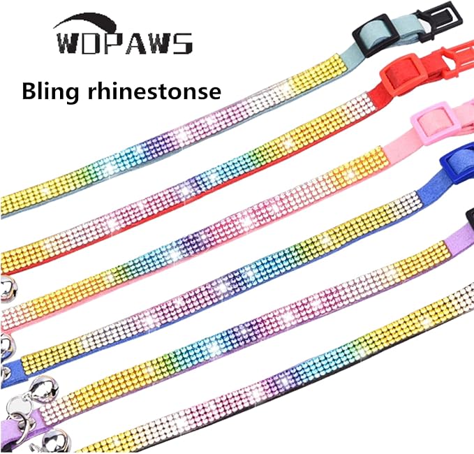 Cat Collar Breakaway Bling Diamond Rhinestone - Image 3