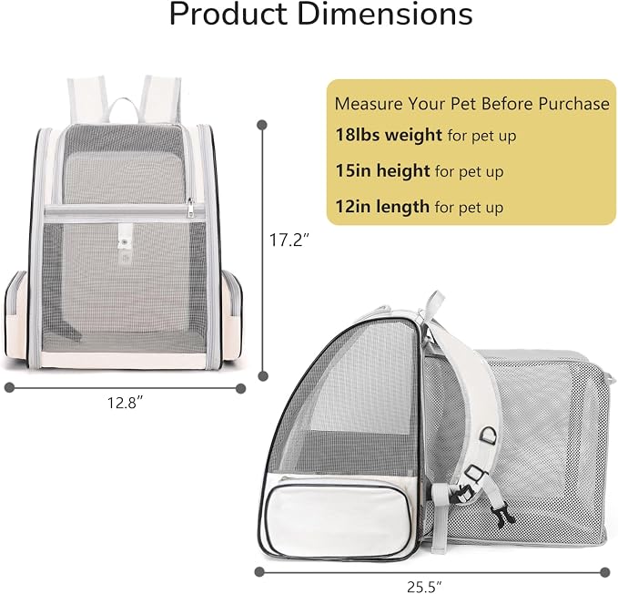 Expandable Cat Backpack Carrier - Image 2