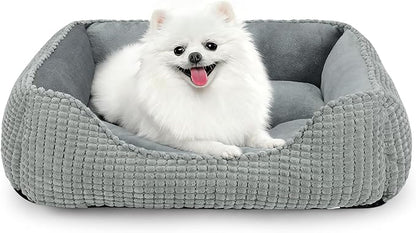 MIXJOY Dog Beds for Medium Dogs Washable, Rectangle Pet Bed Medium Size Dog by MIXJOY