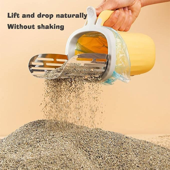 Cat Litter Scoop, Large Capacity Mess-Free Cat Litter Scooper - Image 2